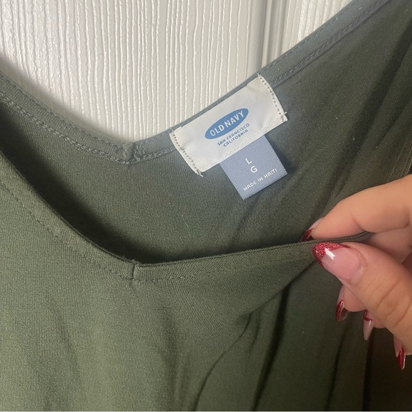 Old Navy Dark Green Camisole Top - Picture 2 of 3